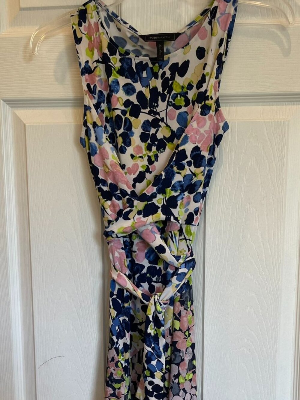 BCBG long summer dress, floral print